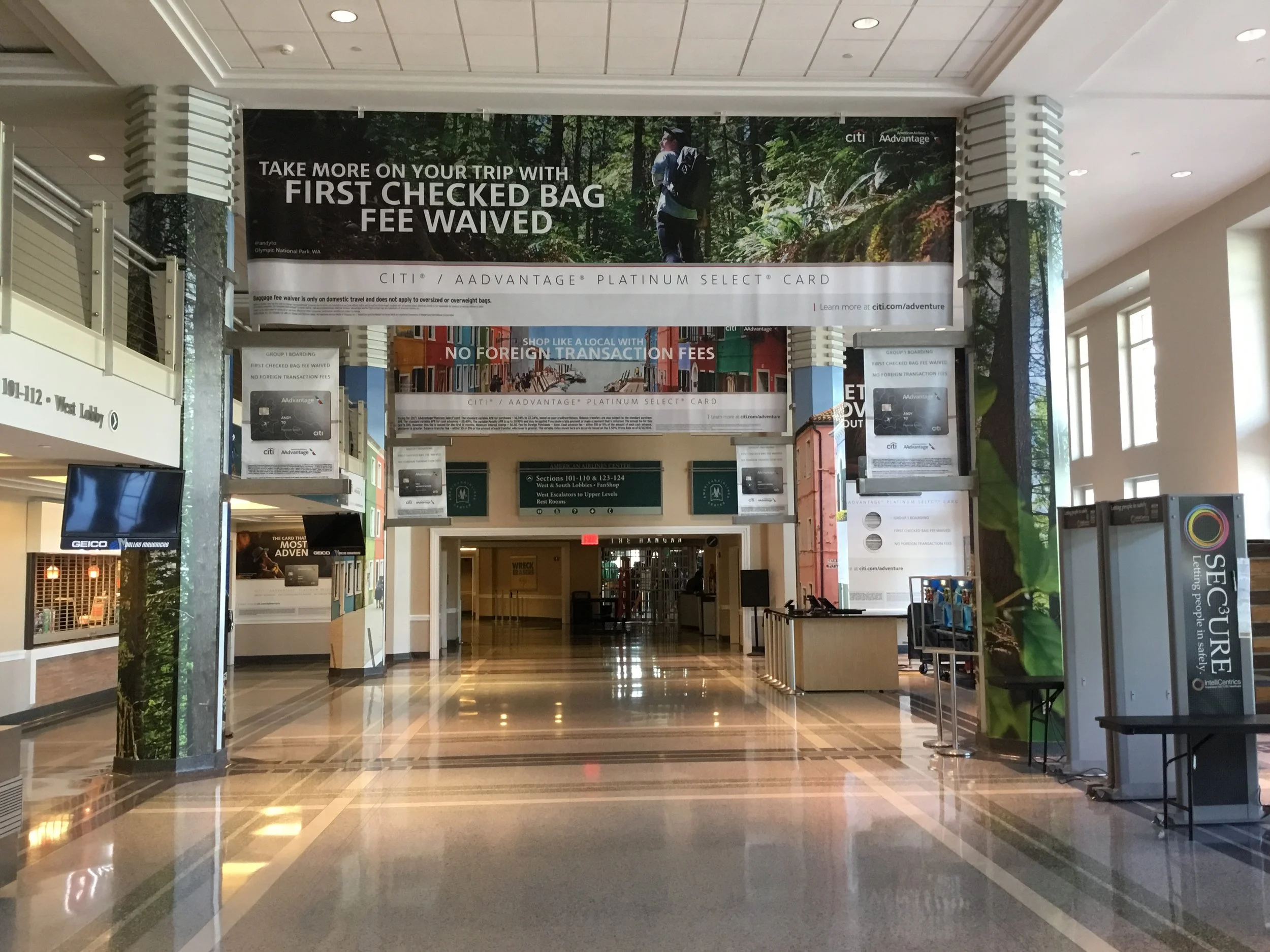 American Airlines Center - OOH Takeover