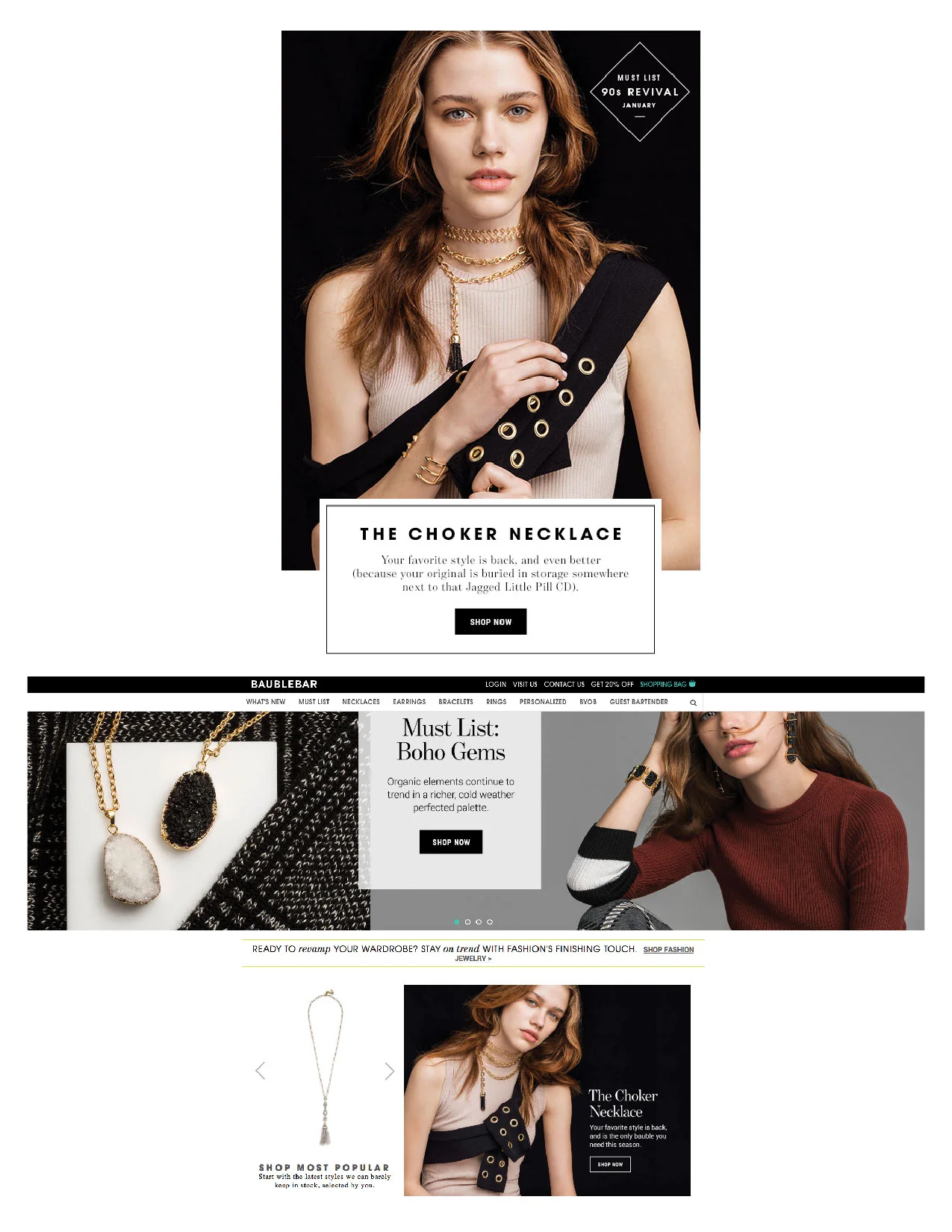 90's Style Chokers for BaubleBar
