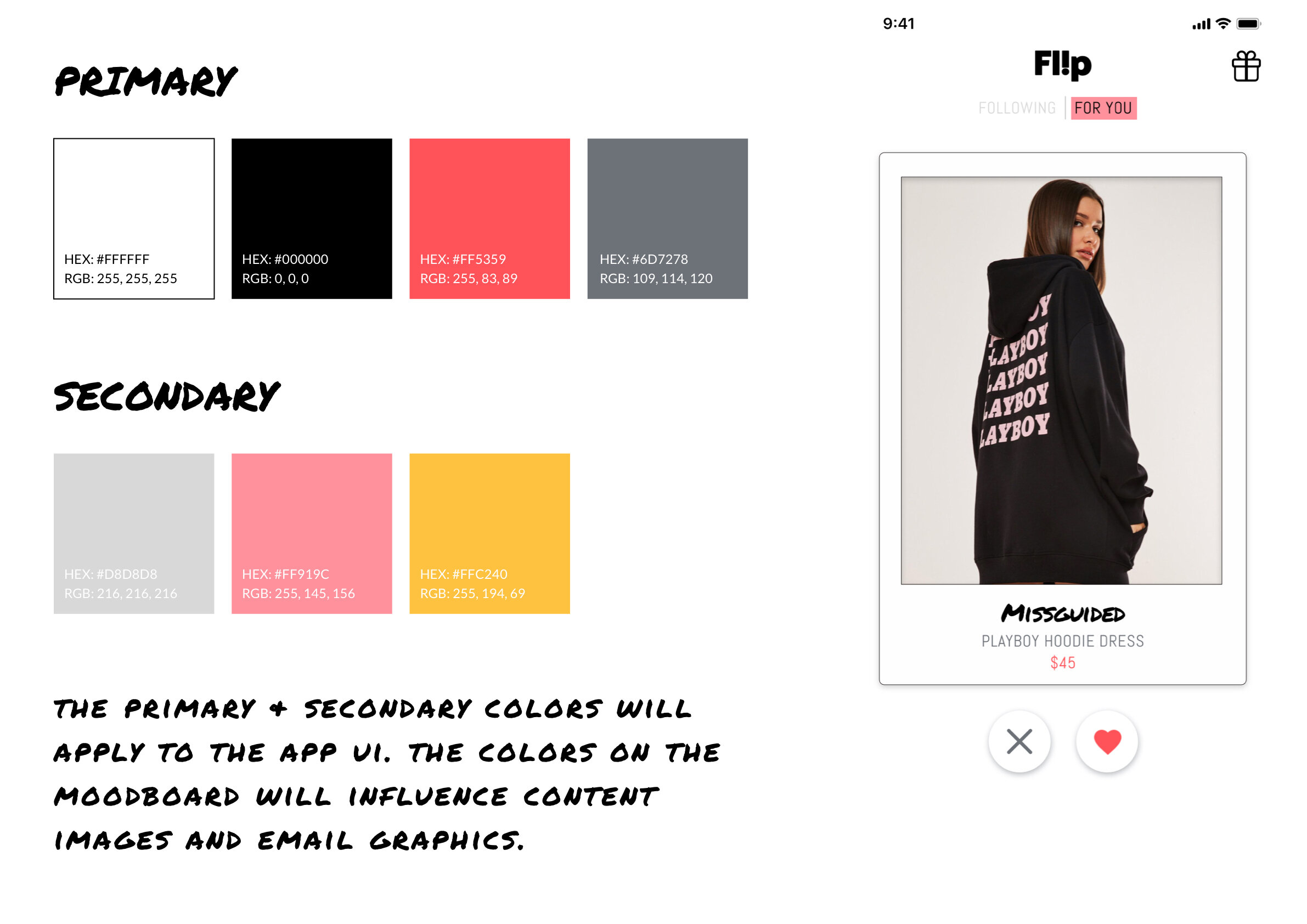 The main feeling I wanted to convey with both rebranding options was a feeling of freshness, youth, vitality and fun. Mood board 1 was more of a bold, graphic approach, while Mood board 2 captured a more “e-girl,” light and whimsical touch. Ulti