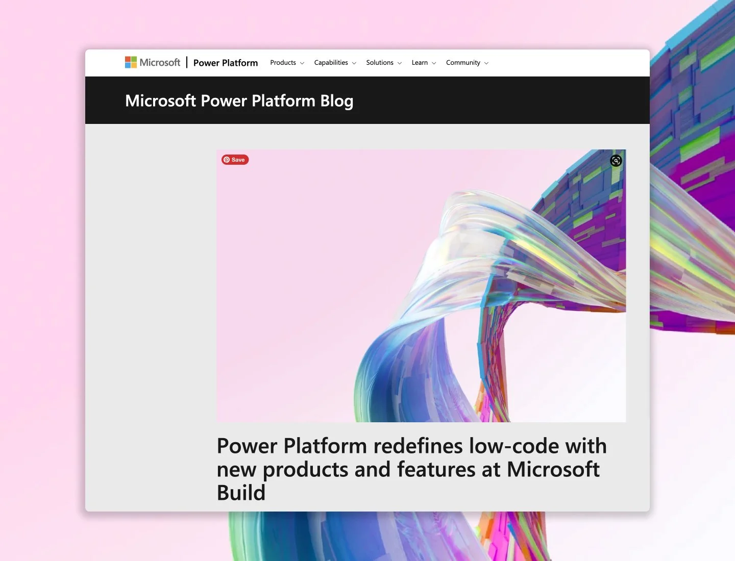 Announcement at Build 2022 Power Pages was finally unveiled by CEO Satya Nadella at the Microsoft Build 2022 conference - introduced as the fifth product in the Power Platform suite. I have so much gratitude for being able to work on such an