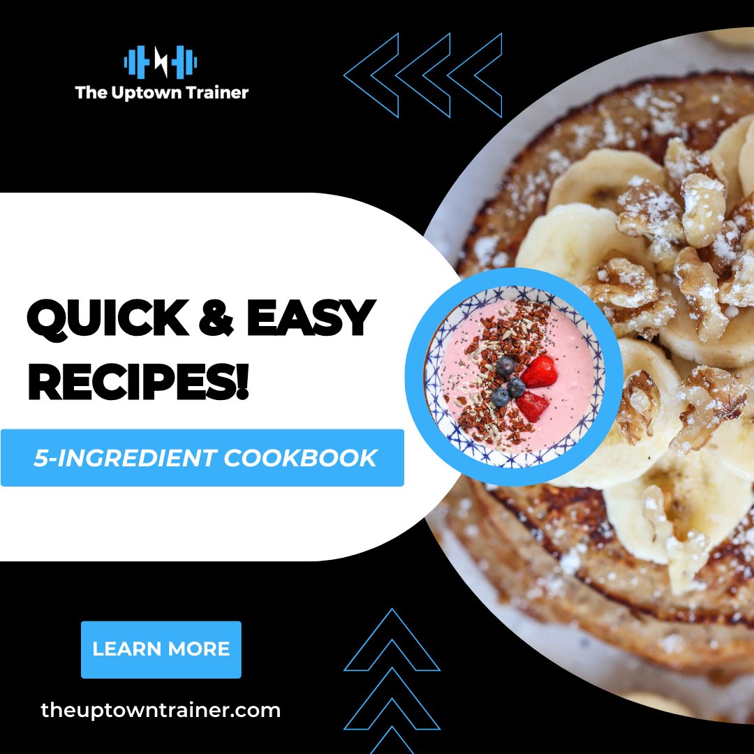 Simplify your meals with our 5-ingredient cookbook! Discover delicious and nutritious recipes that are quick and easy to prepare, perfect for busy lifestyles. Comment FIVE below to learn more and buy now! 👇

#TheUptownTrainer #dallastrainer #dallasp