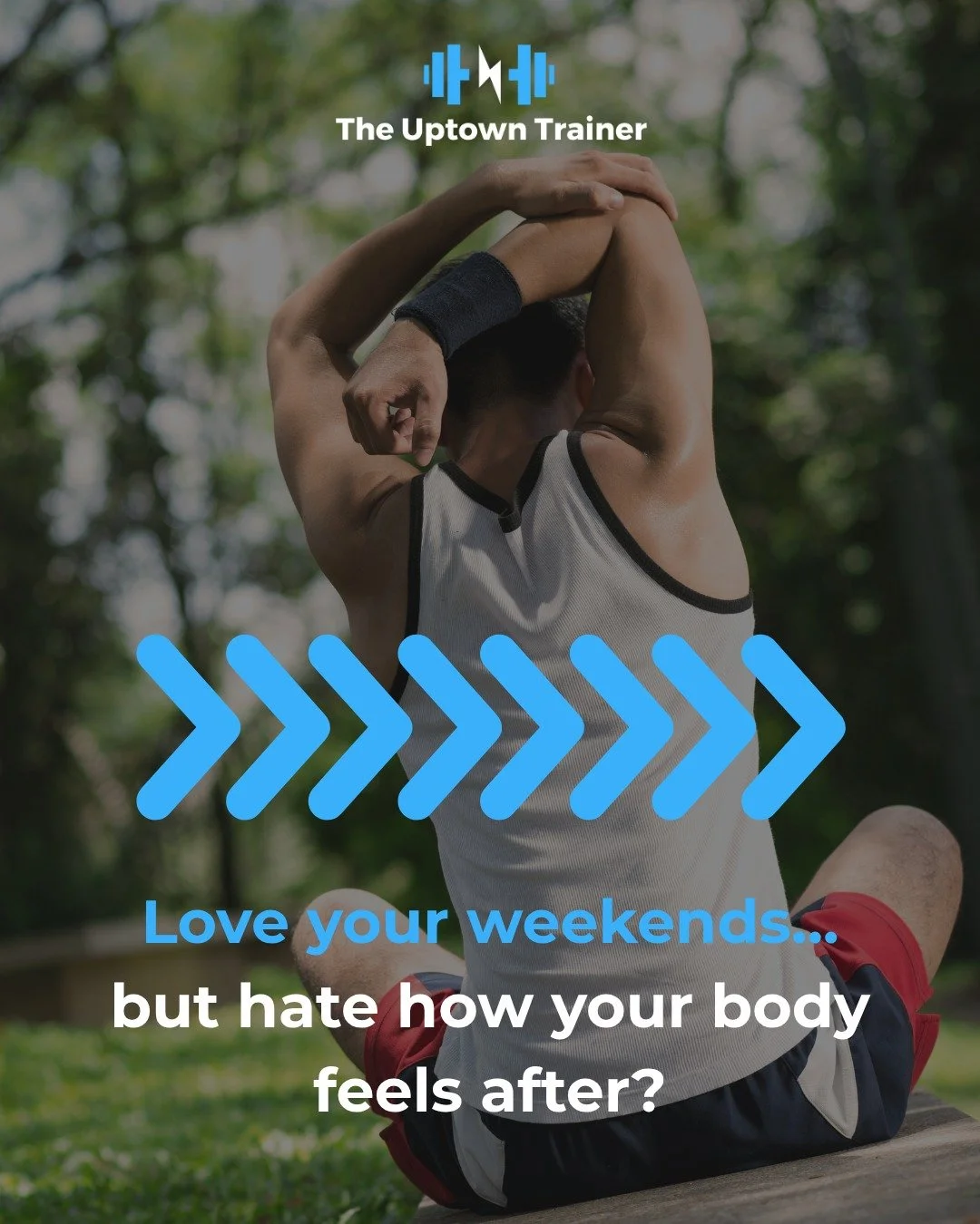 🏌️ Your weekends shouldn&rsquo;t leave you sore.

I help professionals stay strong and mobile so golf, hiking, or playing with your kids feels good &mdash; not painful.

📍 Strength + mobility coaching. Move well. Play hard. Recover faster.

👉Comme