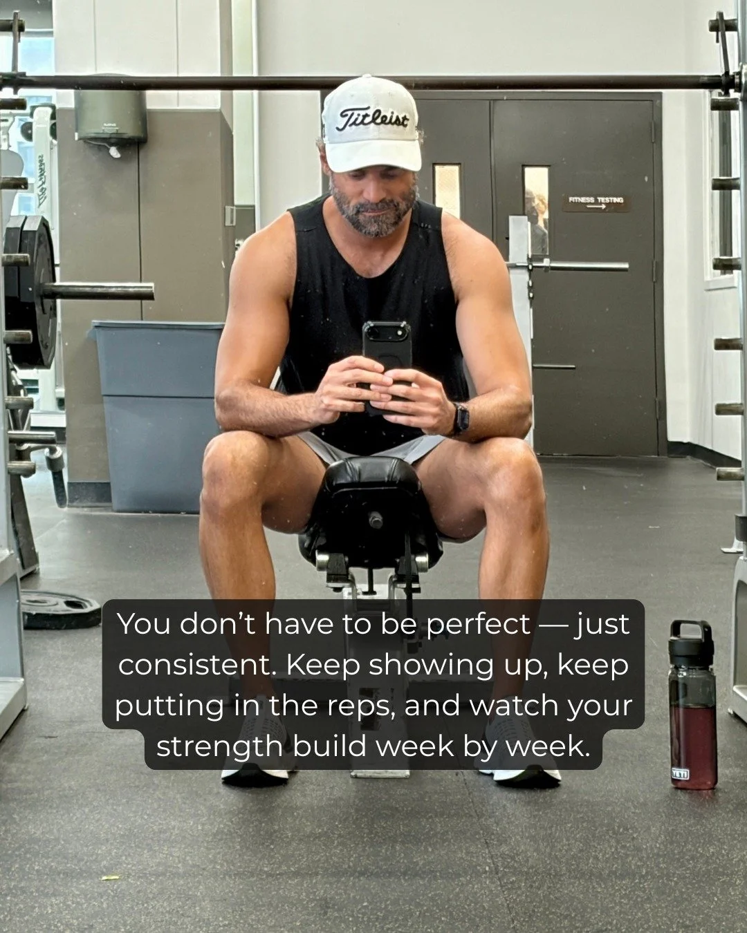 💪 You don&rsquo;t have to be perfect &mdash; just consistent.

Showing up isn&rsquo;t always glamorous. It doesn&rsquo;t always look perfect.

But this 👇 is where the real work happens &mdash; day in, day out, rep after rep.�
That&rsquo;s how you b