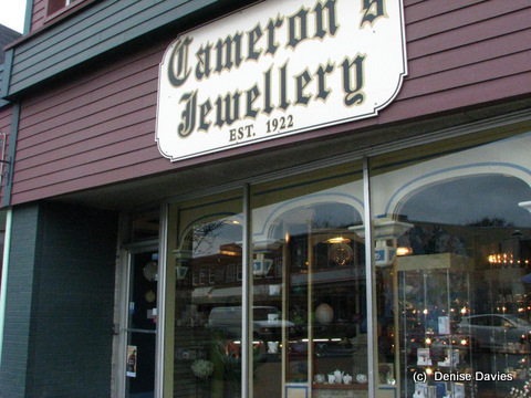 Camerons Jewllery, Antigonish, NS.