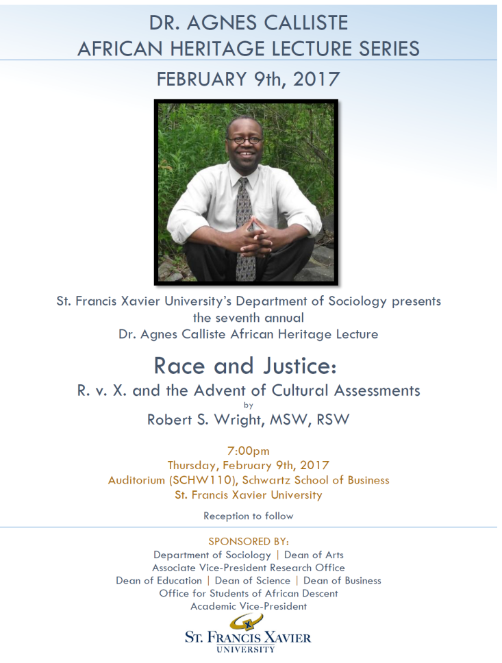African Heritage Lecture Series: Race and Justive