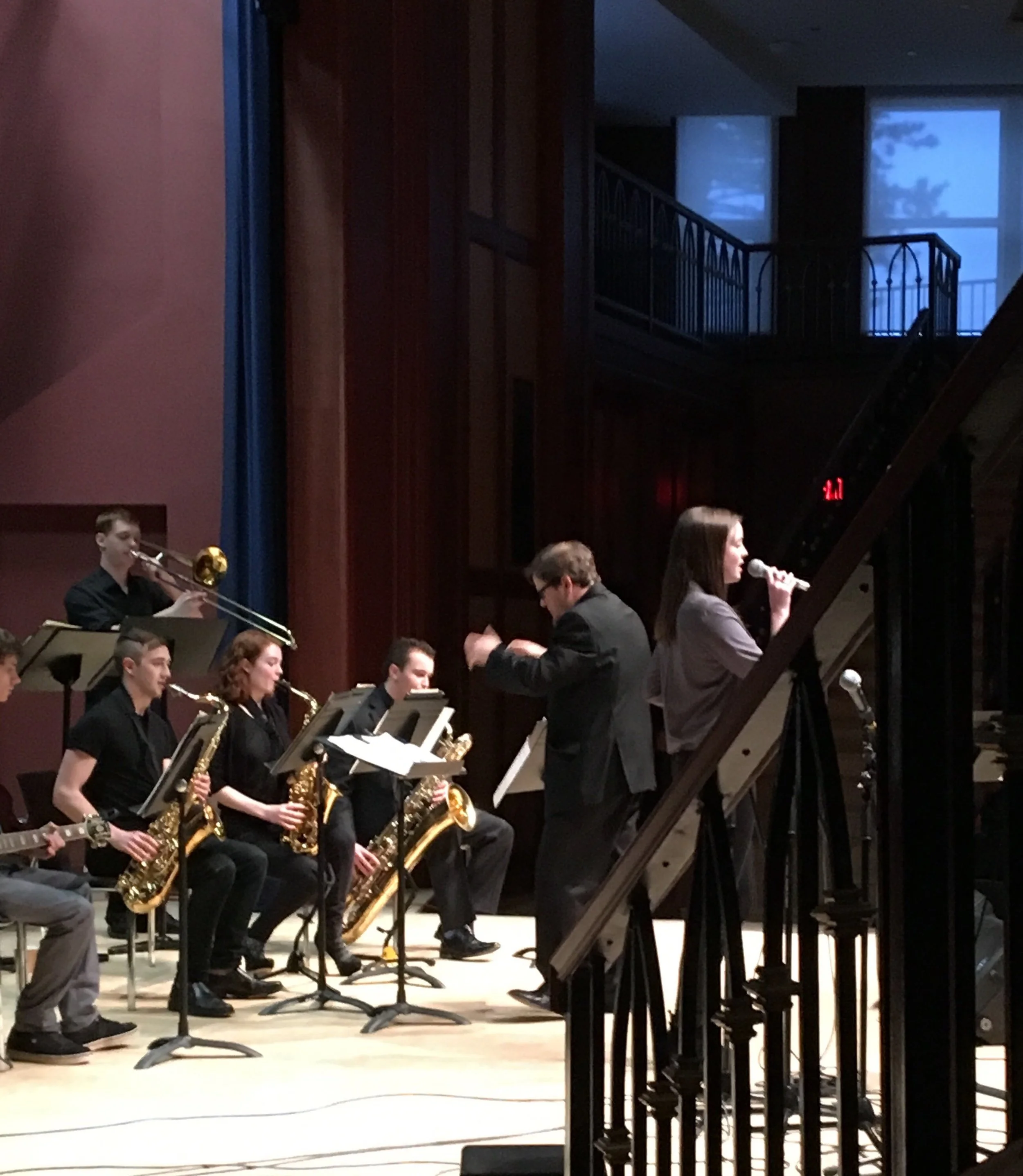 Jazz Musicians storm Schwartz Auditorium