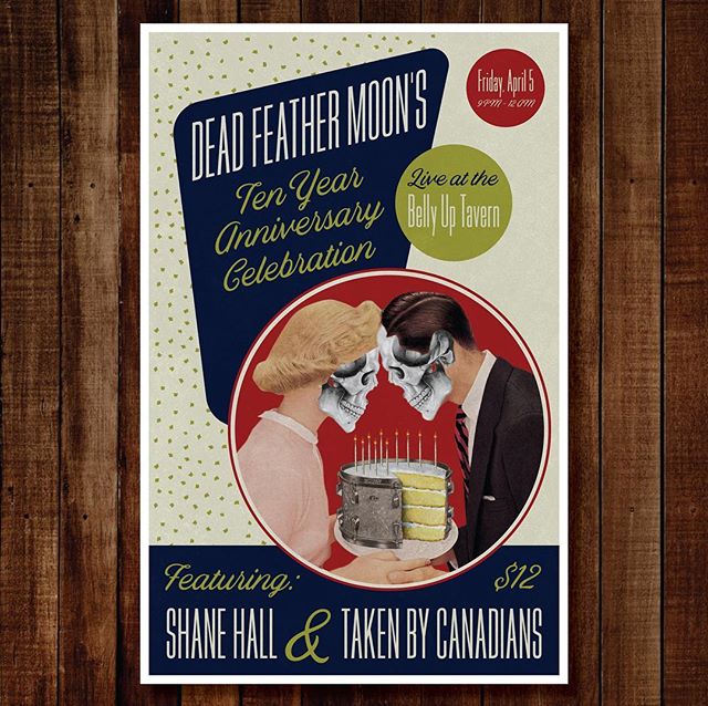 On April 5th @bellyuptavern we will celebrate 10 YEARS of rehearsals, recordings, shows, tours, good times, bad times, but most of all, you. Thank you for all of the support. This is going to be a good one. Our friends @shanehallofficial and @takenby