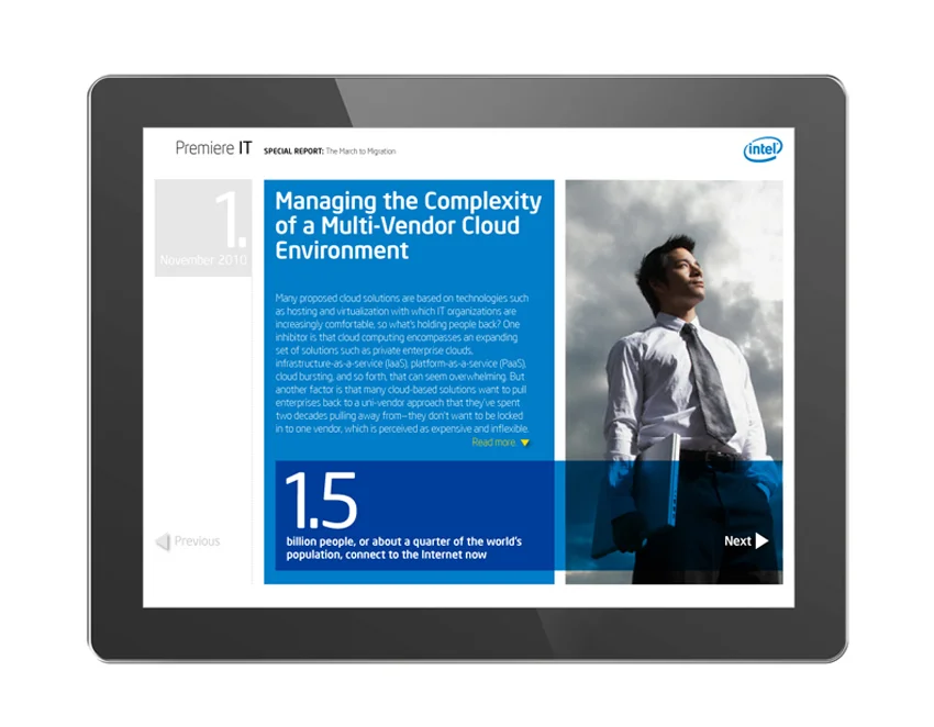 Intel eZine Section Page