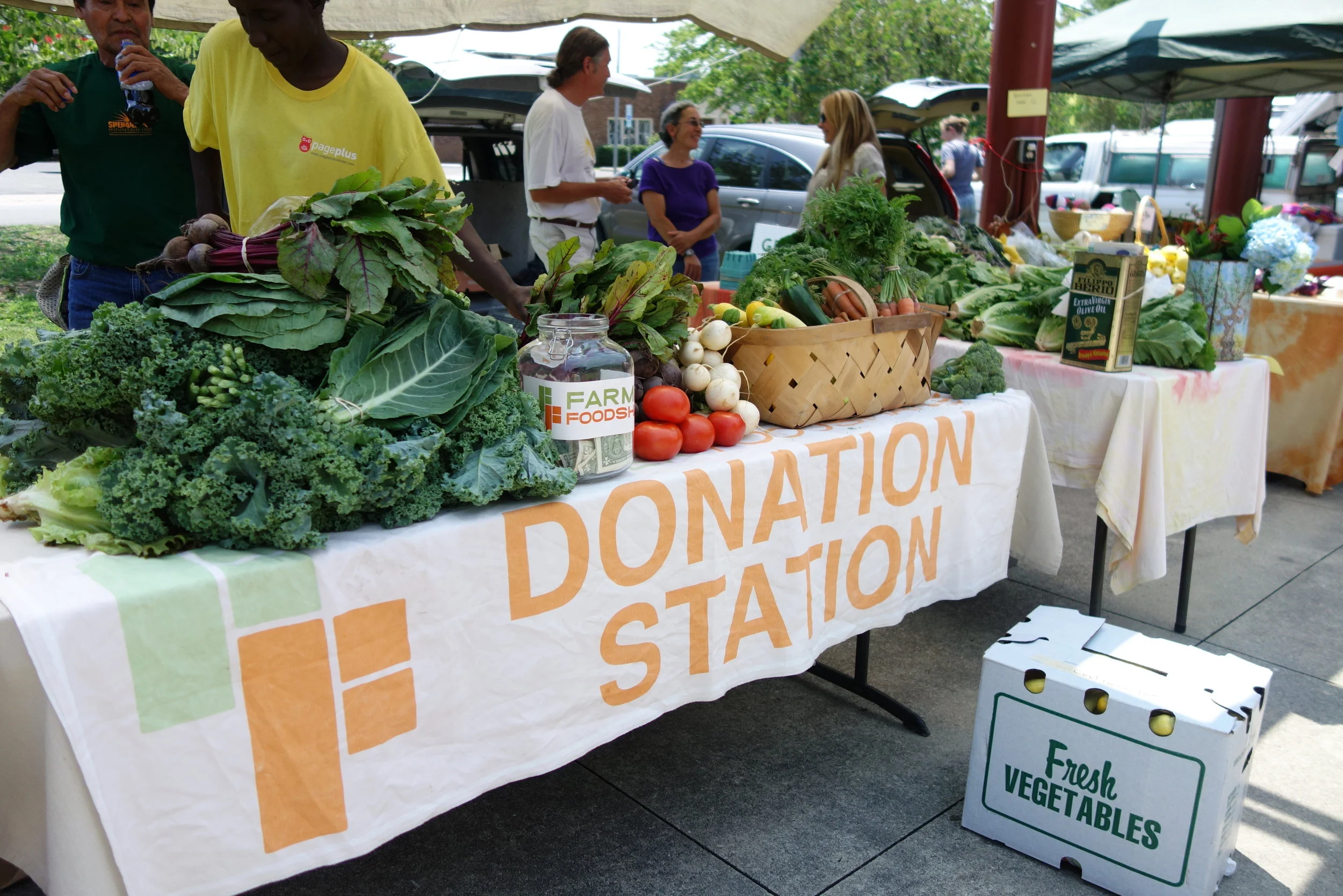 A happy Donation Station! 