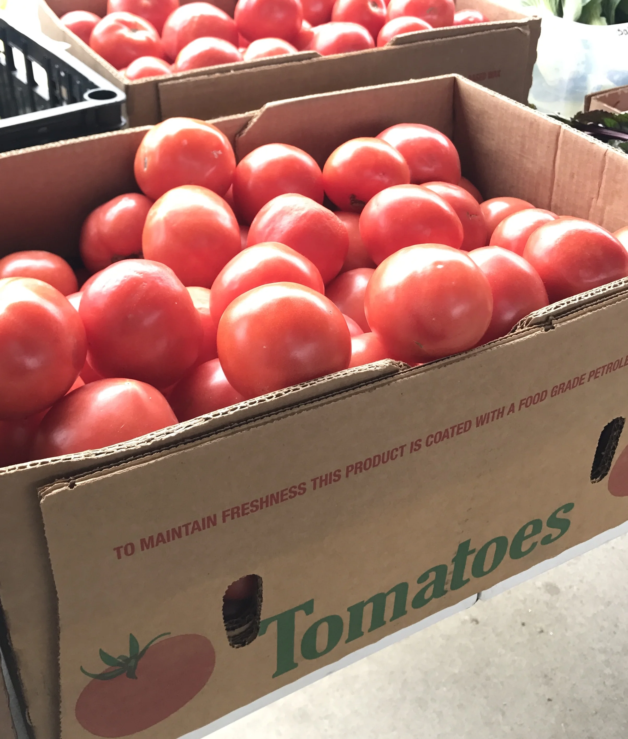Buying produce in bulk is a great way to support farmers with overstock, and get more pounds for your station.