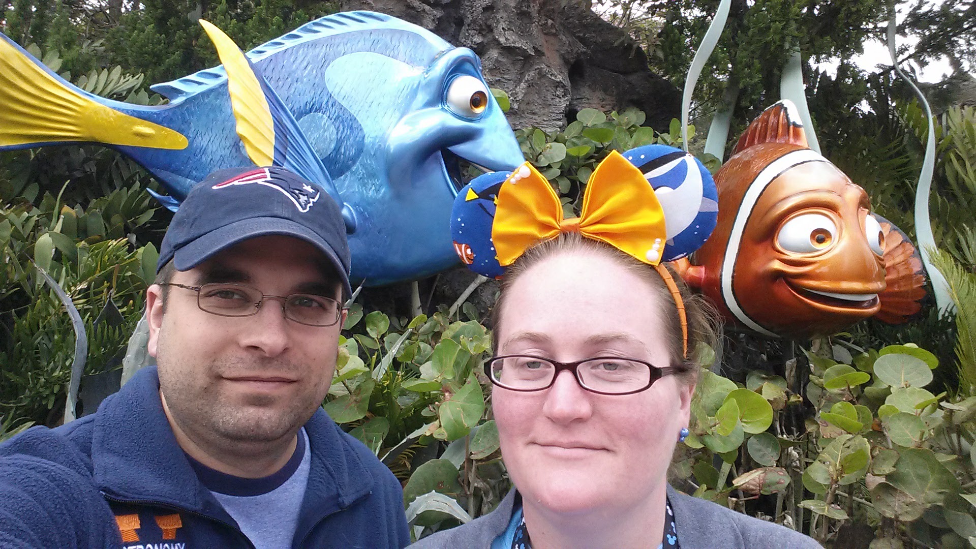 In front of my Dory!