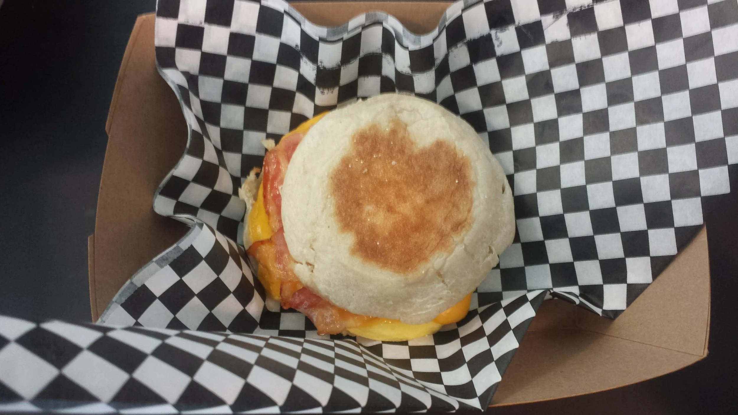 Breakfast at the CVille airport.