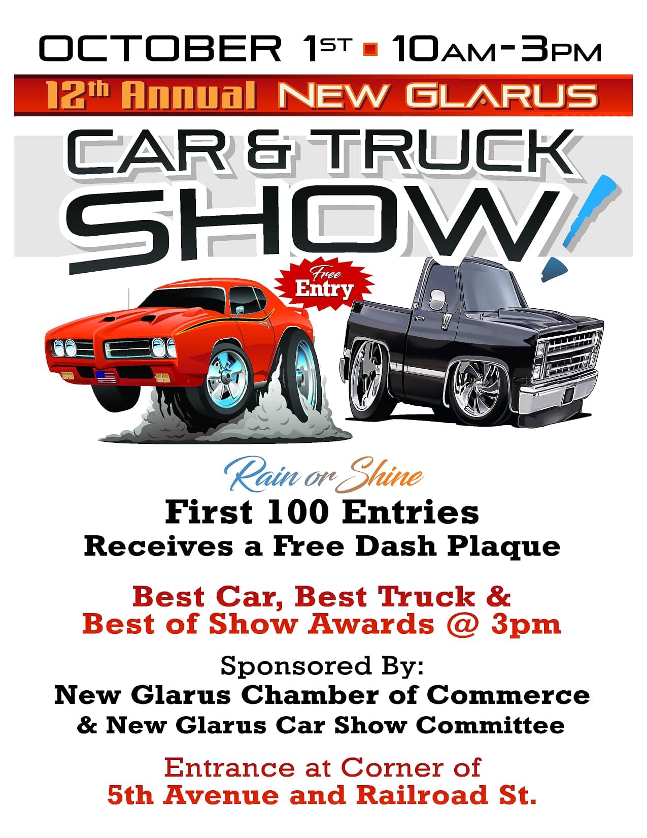 New Glarus Car Show — New Glarus Chamber of Commerce & Tourist Information