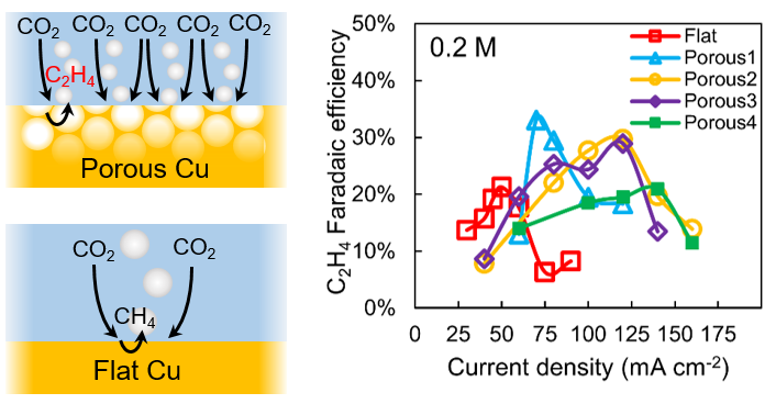 143. Joint Tuning of Nanostructured Cu-Oxide Morphology and Local Electrolyte Programs High-Rate CO2 Reduction to C2H4