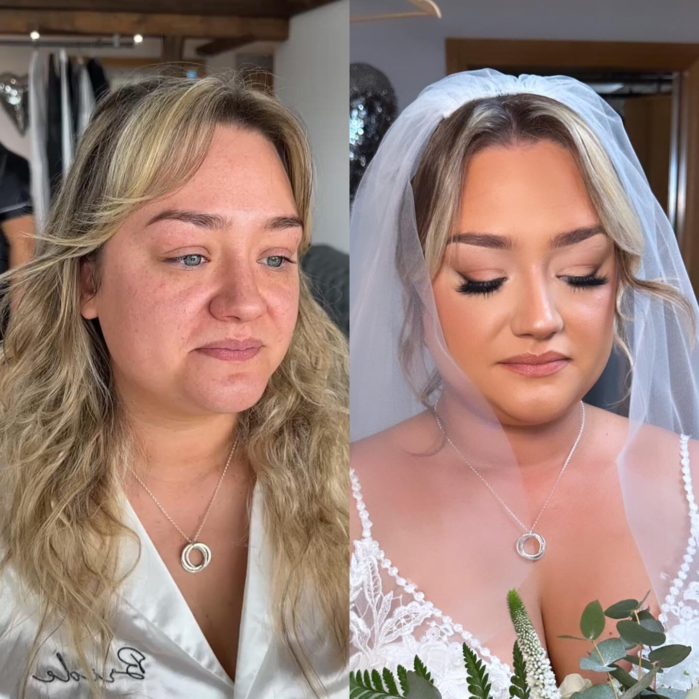 Transformation time 🤍

A moment to appreciate Leah's Yasmin Bridal transformation 💖

Leah asked for full coverage glam while still keeping it bridal and I really love the look we came up with 🤍

💒@heatonhousefarm

💄Using - @charlottetilbury @nar