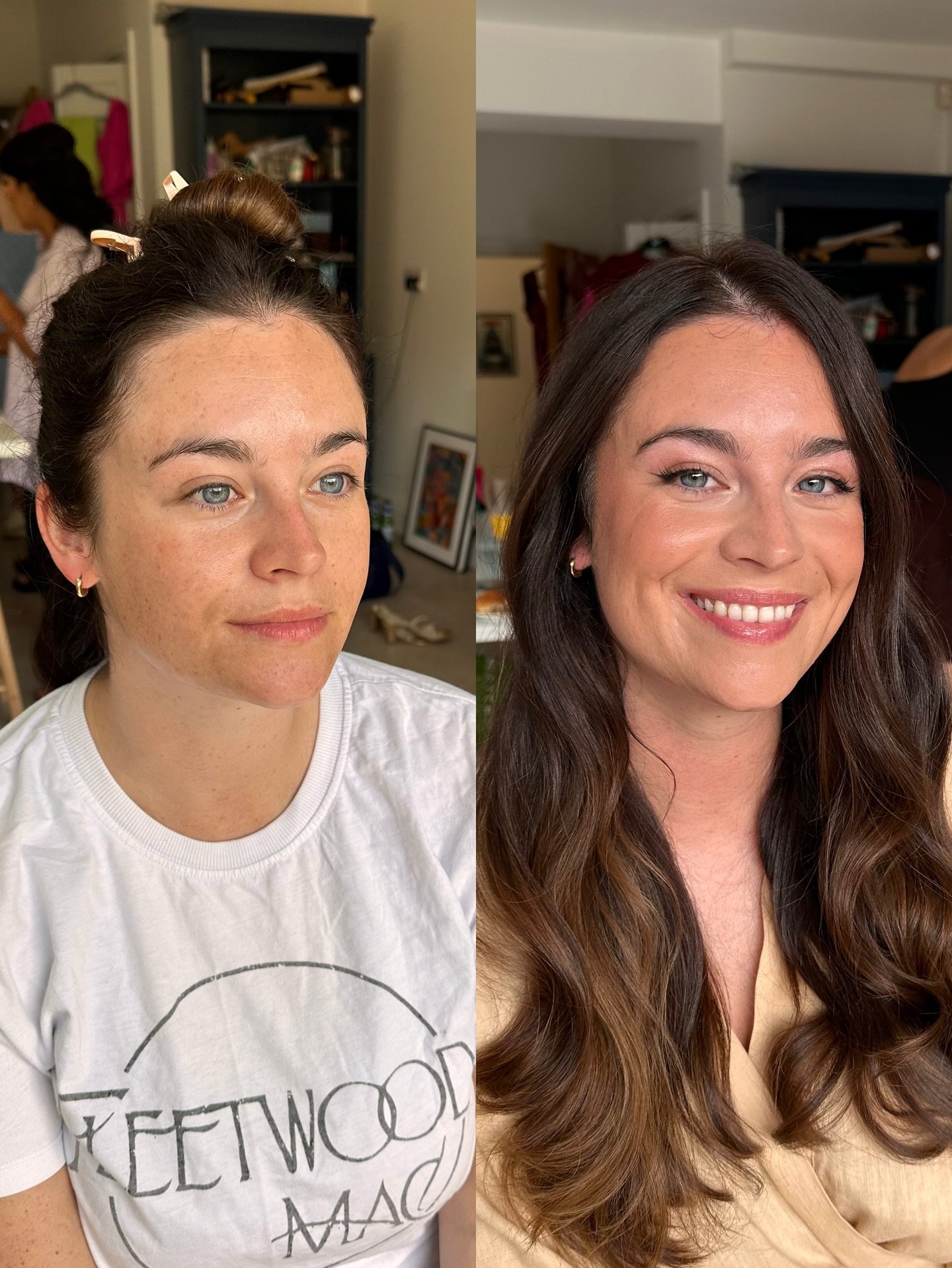 ✨ Soft glam magic ✨
From fresh-faced to photo-ready; glowing skin, romantic waves, and that effortless elegance every bride deserves.
Hair & makeup by @yasmin.bridal for @clemmieedgeworth
📍 Manchester
Enquire for 2026 via link in bio 👰🏻&zw