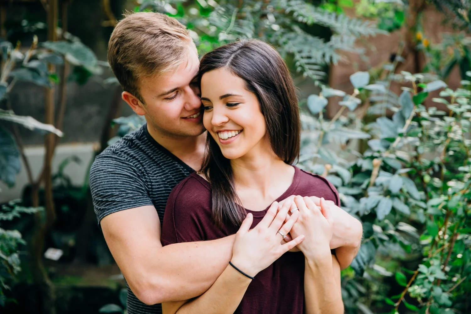 Courtney and Ben made one of my dream sessions happen which included a greenhouse! And they still hold the title of the giddiest couple I've ever shot. Seriously, these two couldn't look at each other without laughing. Check out their wedding HERE.