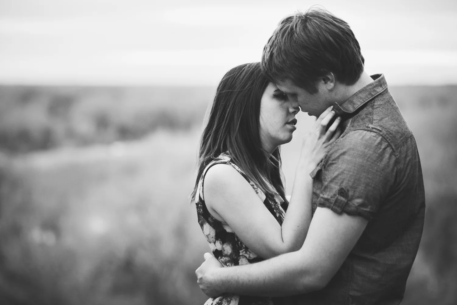 The mood that Courtney and Wyatt made for their session was outstanding! They had some super romantic kisses and Wyatt was cracking jokes the entire session. 