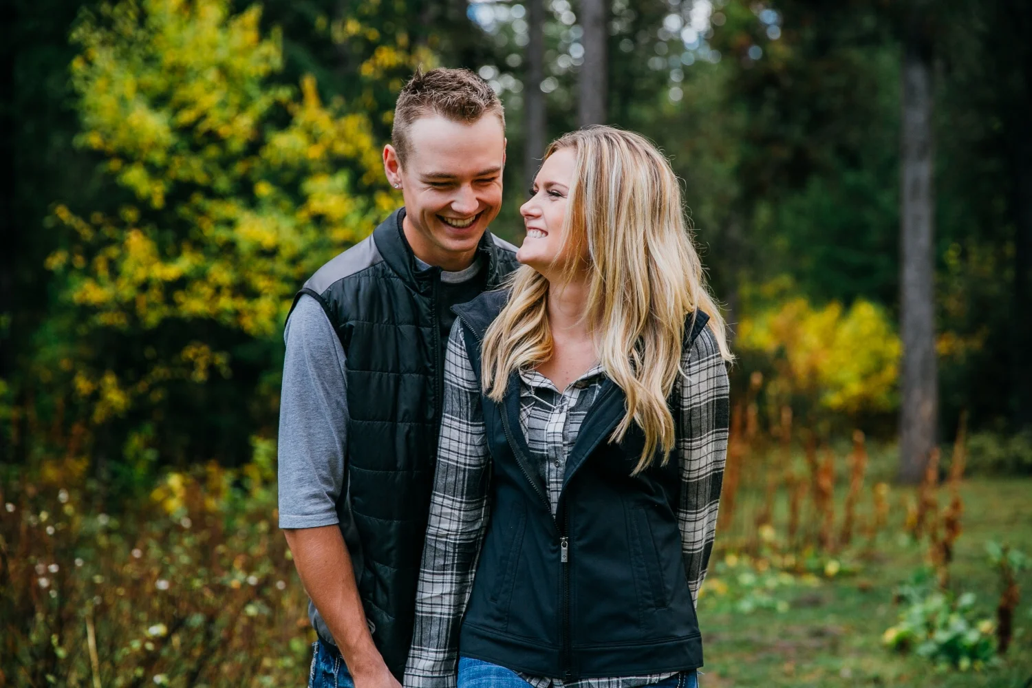 I love couples who are just as adventurous as I am. Jaiden and Beau allowed me to pick their session location and I've done two different session with them, but this photo is one that sticks out. I love those real smiles! View more of their engageme…