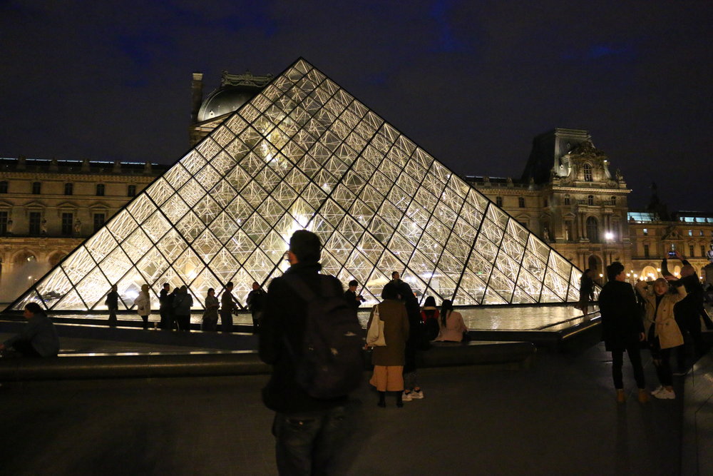 THE PIRAMIDS, LOUVRE MUSEUM