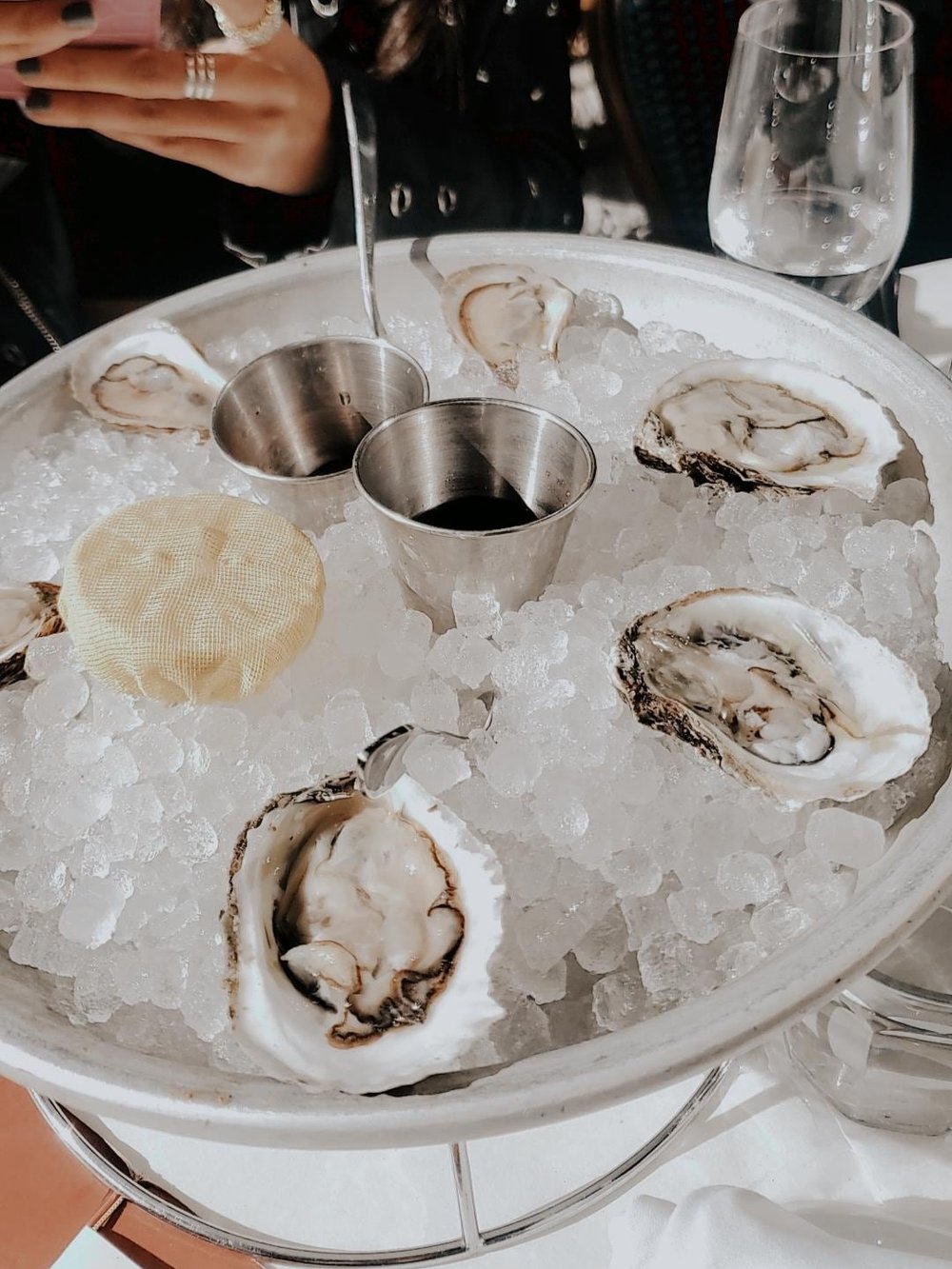 1\2 DOZEN OF BLUE POINT OYSTERS
