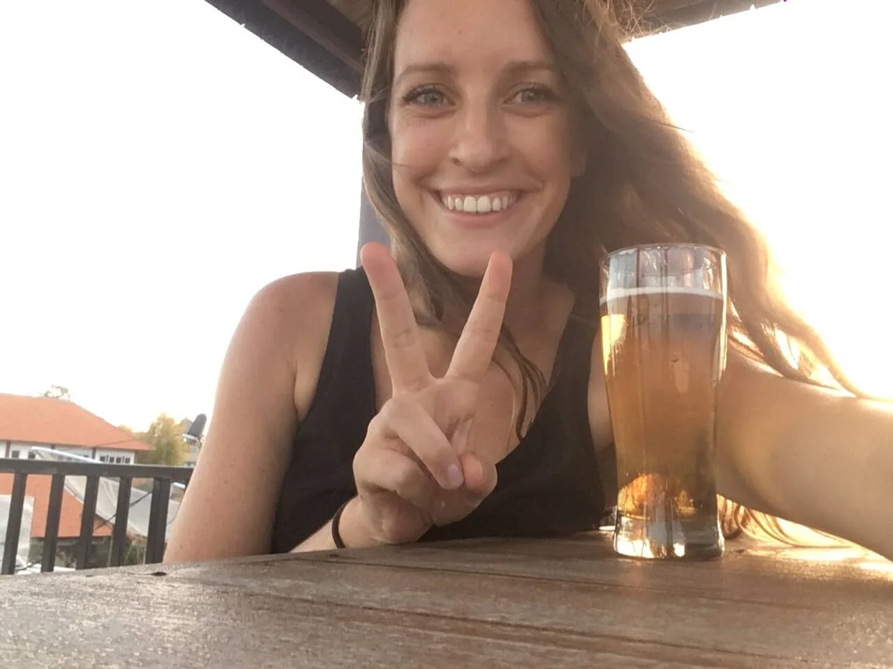 Sunset selfies