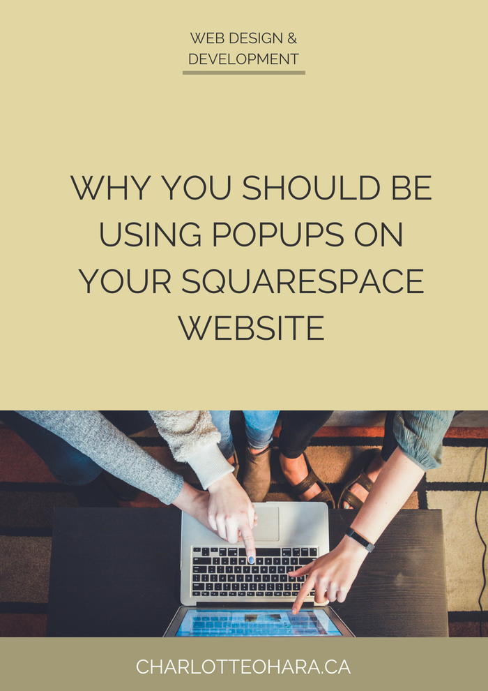 Should you be using popups on your Squarespace website?