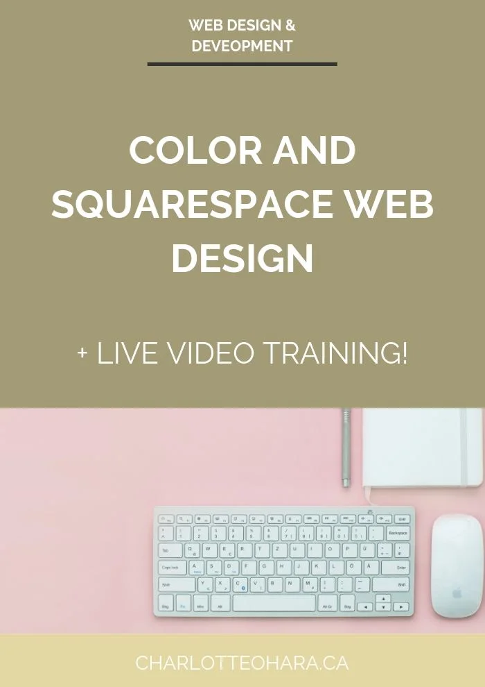 Colors and Squarespace web design