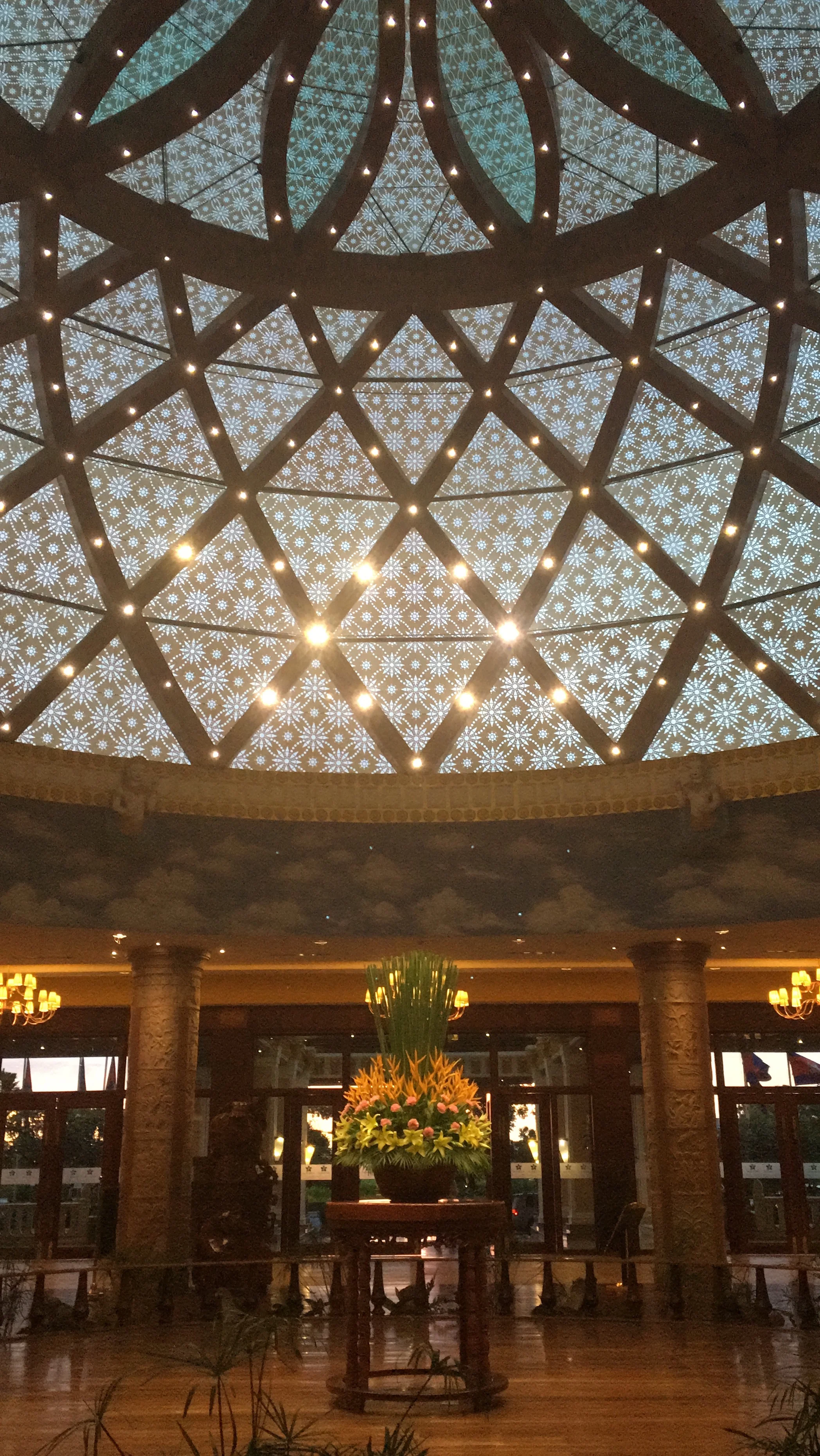 The inside of a nice building. Can’t remember where!
