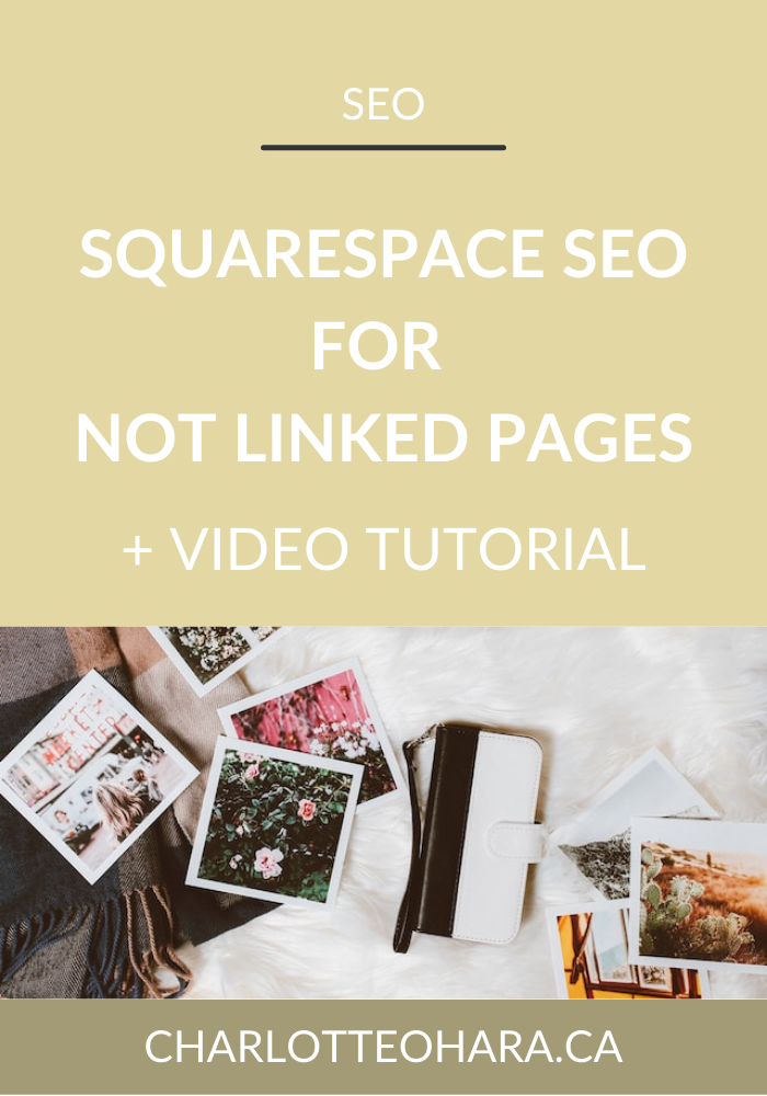 SEO for Not Linked Pages on your Squarespace Website