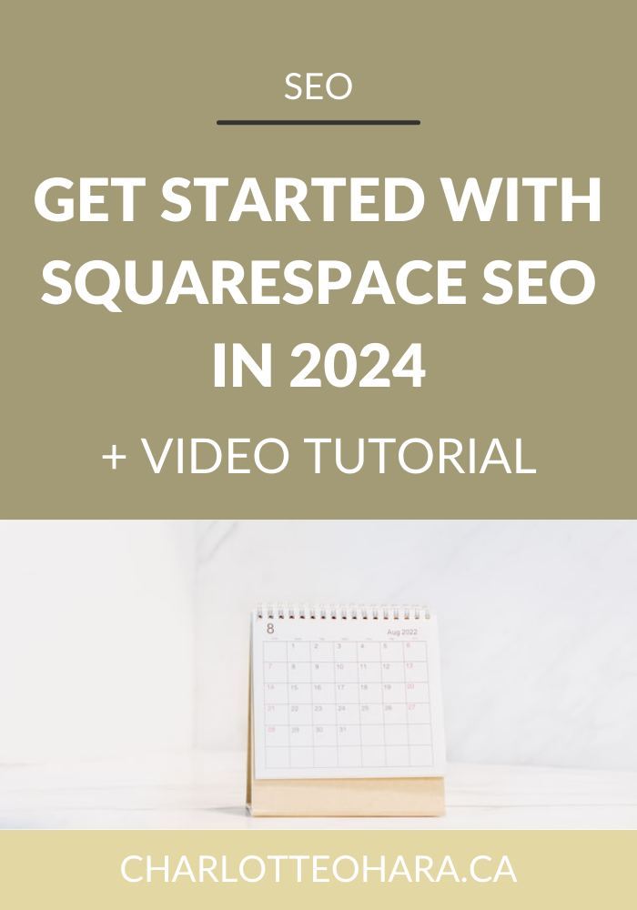 Get started with Squarespace SEO in 2024
