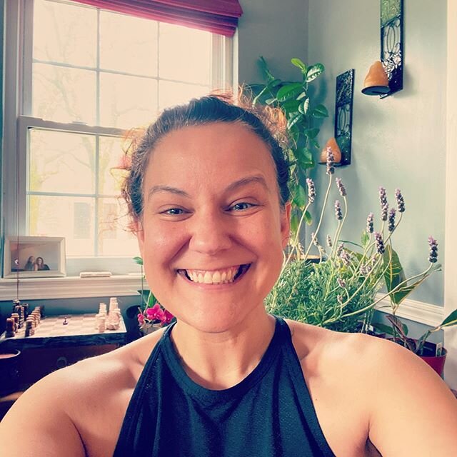 This is me!! I&rsquo;m so grateful @trailsideyoga is offering online classes and you friends are taking class with me. It makes my heart so happy to &ldquo;see&rdquo; you and continue to offer this practice for and from the ❤️🙏💙!! Love you! #trails