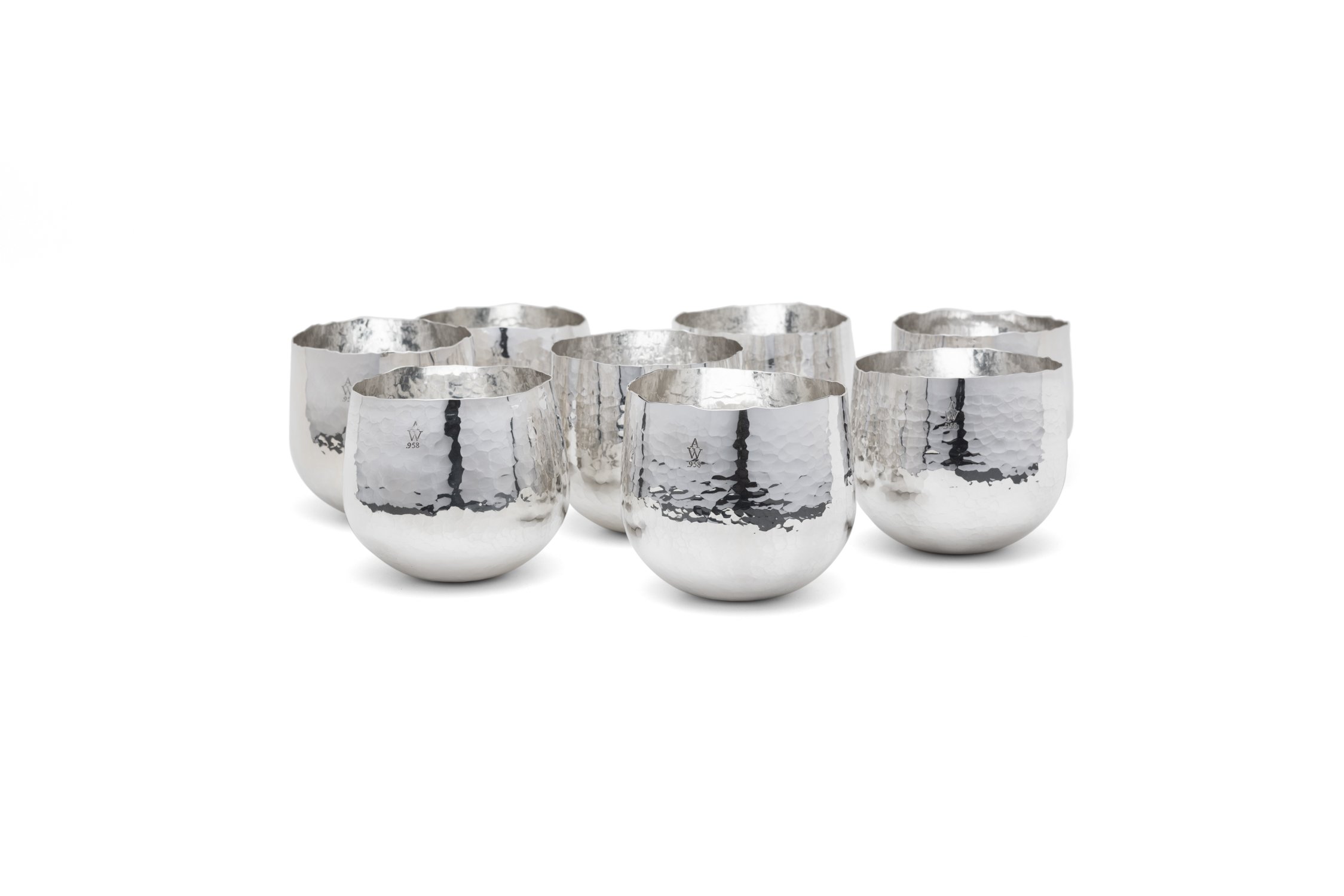 Small Silver Tumblers