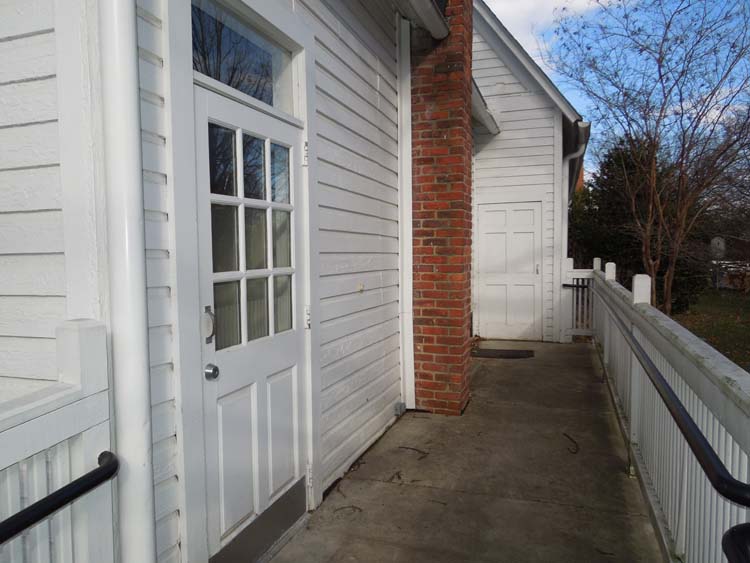  Handicapped ramp leads to rear exit door.&nbsp; 