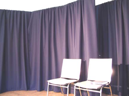 The drapes.