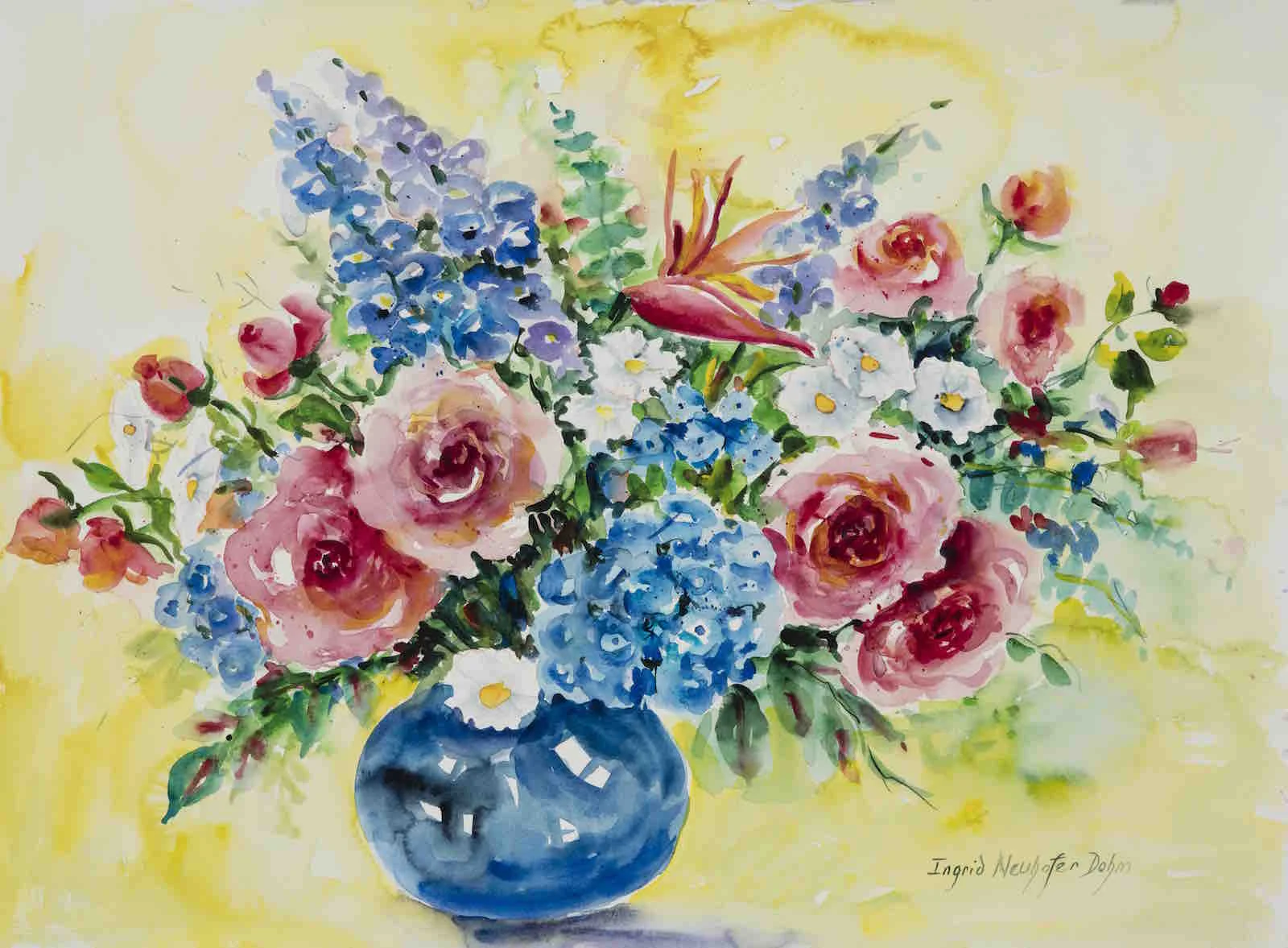 Red Roses and Daisies
