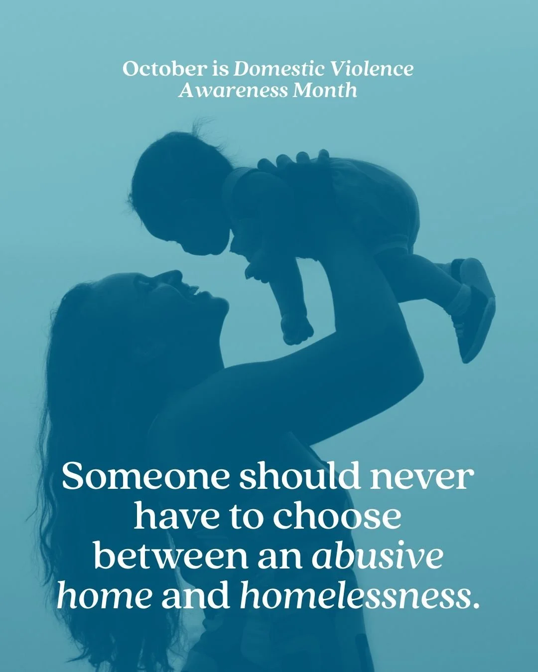 💜 October is Domestic Violence Awareness Month. 💜

🚫 No one should ever have to choose between an abusive home and homelessness.

🏠 Housing is safety for survivors. To truly address domestic violence, we must invest in stable, affordable housing.