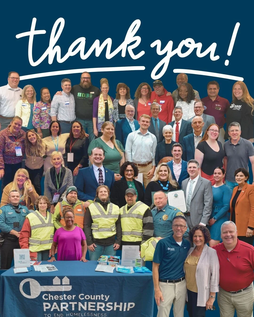 🧡 The Partnership is feeling extra grateful today! 🧡

🙌 To our partners, supporters, and neighbors &mdash; thank you.

🏠 Together, we&rsquo;re preventing and solving homelessness in Chester County.

💫 We couldn&rsquo;t do this work without your 