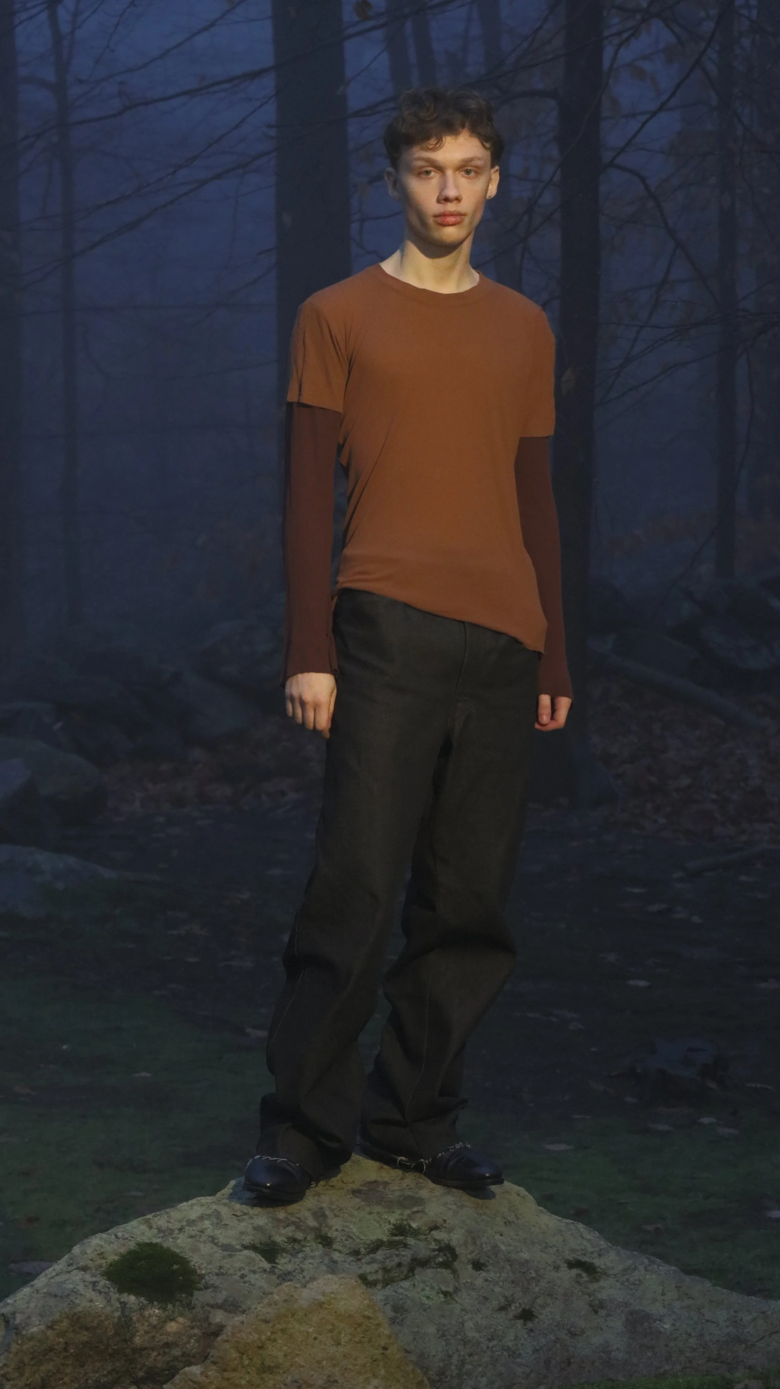 Overlap Long Sleeve, Pillar Trouser