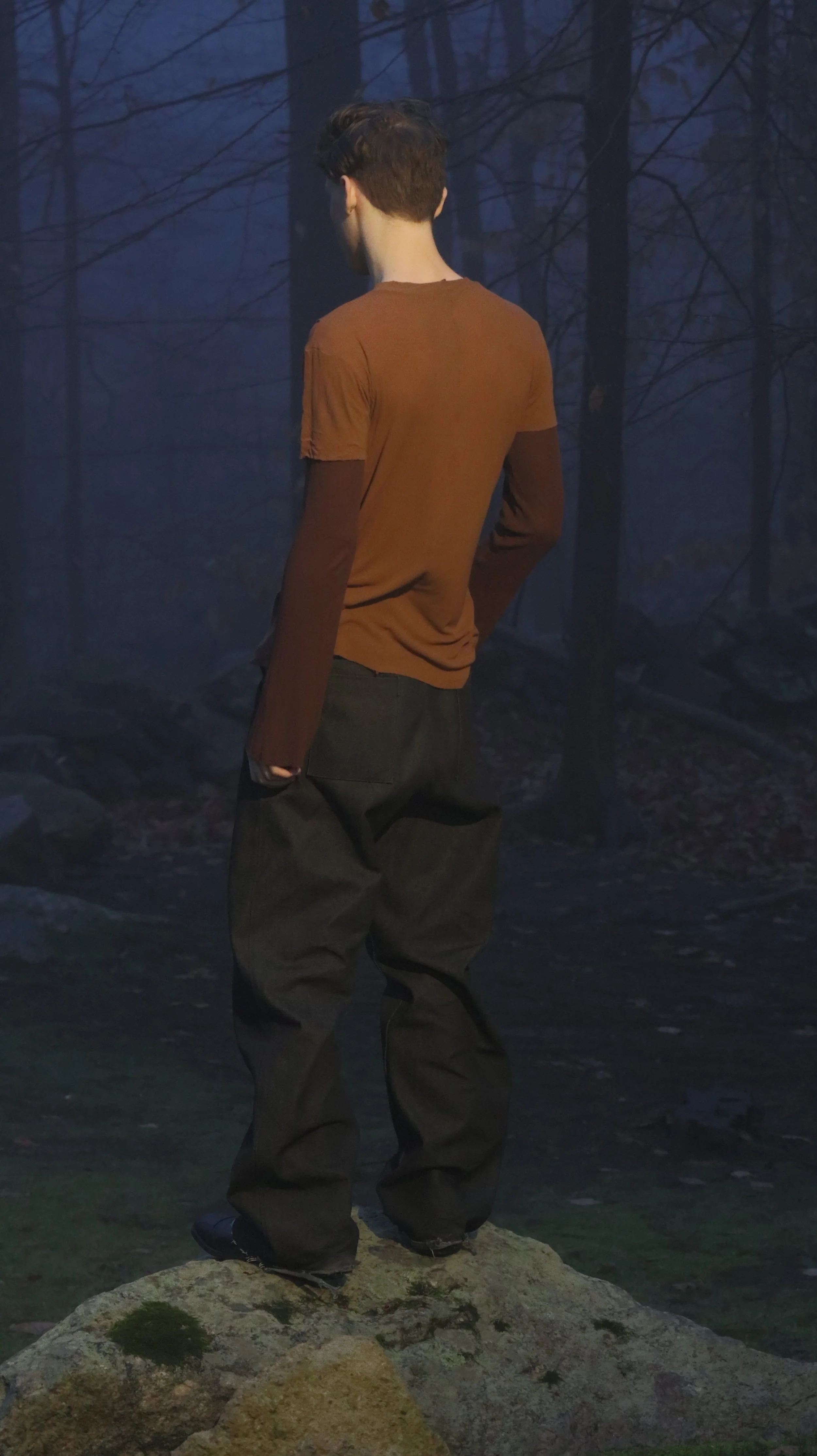 Overlap Long Sleeve, Pillar Trouser