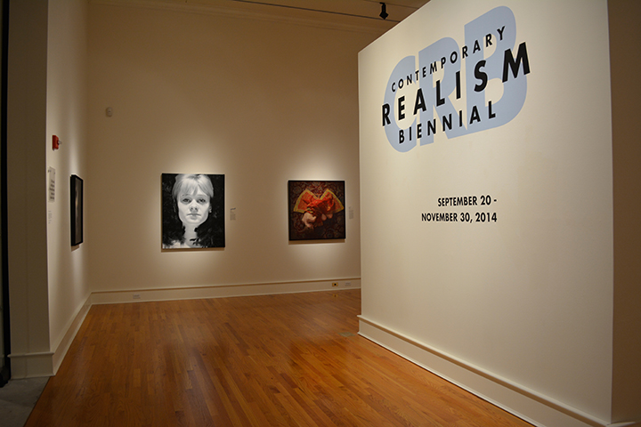"A Swan Among Crows" at the Fort Wayne Museum's Contemporary Realism Biennial in 2014.