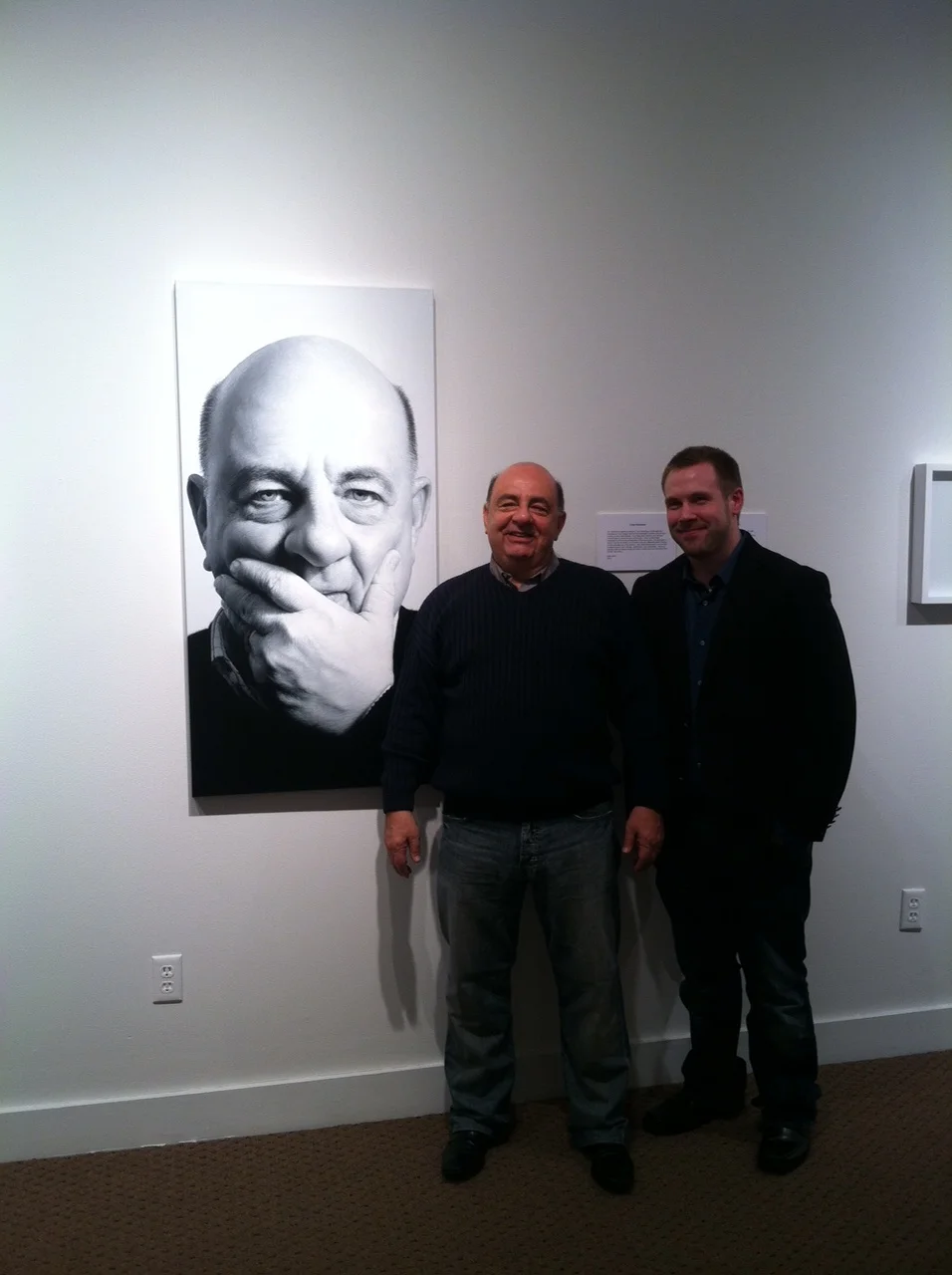  Myself and Ron Pizzuti next to "The Patron." 