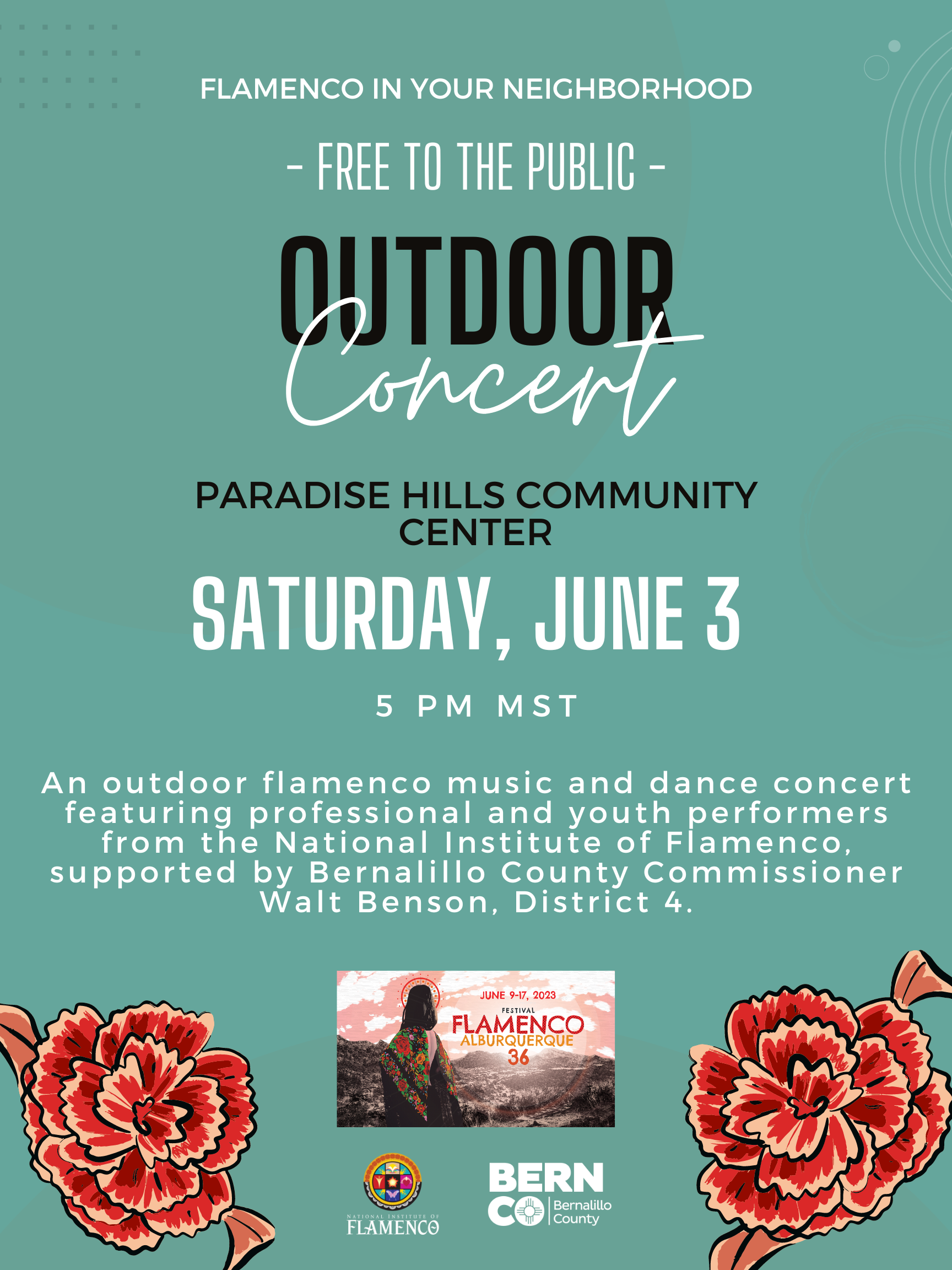 FREE PERFORMANCE Bernalillo County Flamenco in your Neighborhood