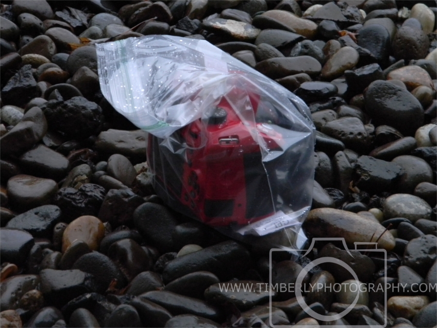 Camera in Plastic Bag