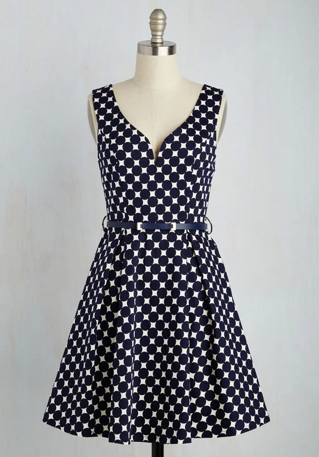 $35 ModCloth You've Dot To Be Sure Dress