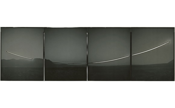 Chris McCaw, Sunburned GSP # 429 (Sunset/Sunrise, Arctic Circle, Alaska), 2010, Image © Chris McCaw.