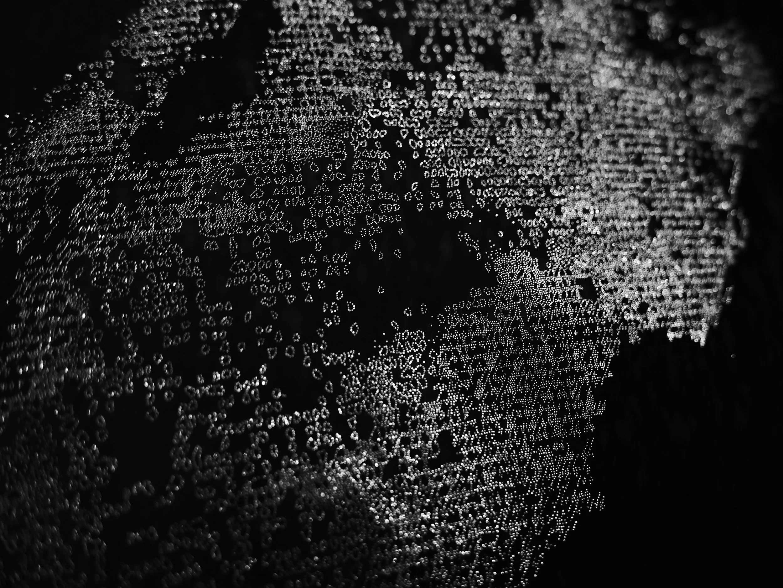 Drawing + Light #5 black (detail)