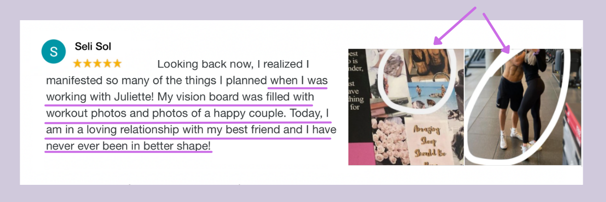 Seli Testimonial - Manifesting Love With A Specific Person.