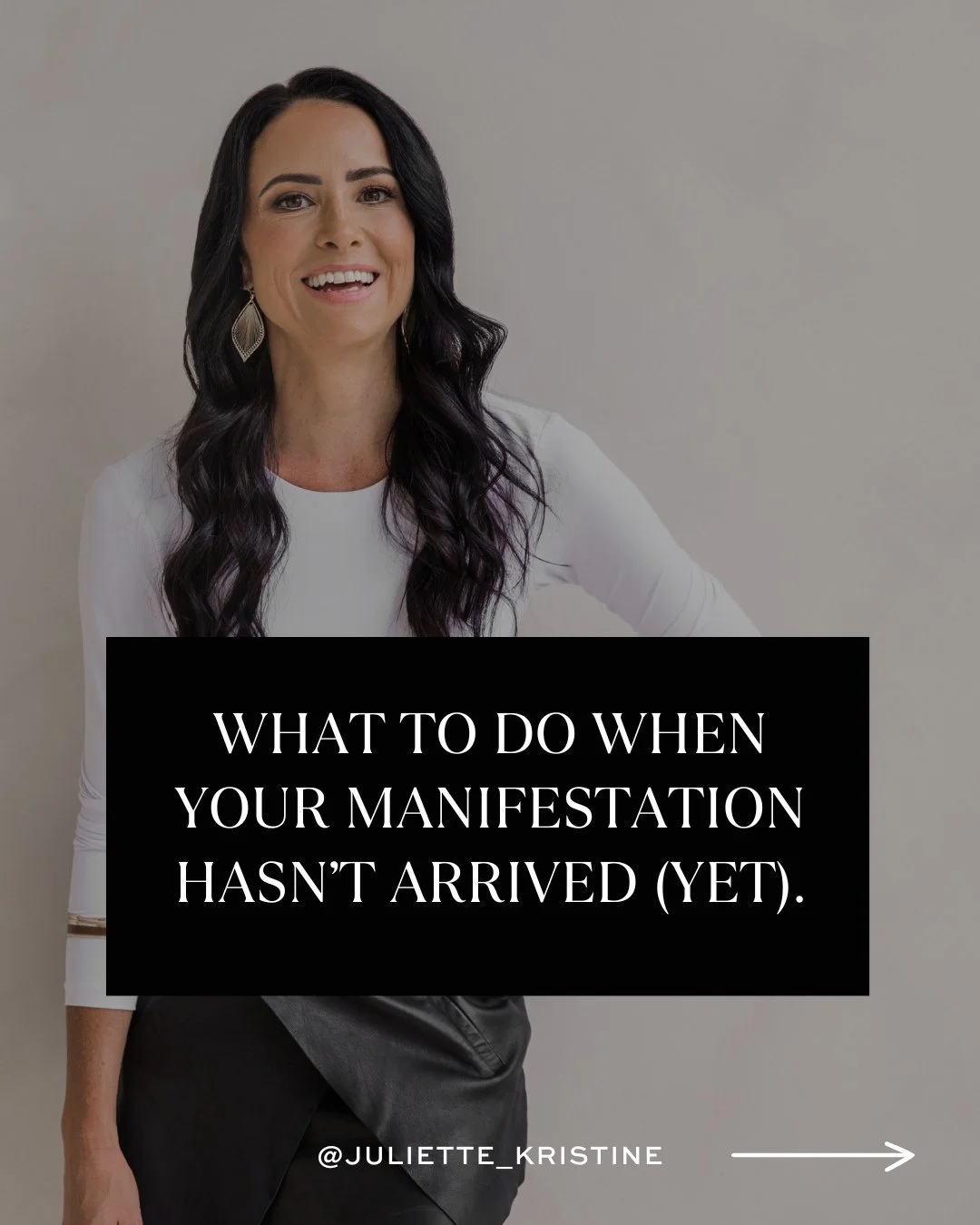 When you feel caught between where you are and where you want to be.⁠
⁠
That space where the manifestation hasn&rsquo;t fully landed, but the desire is alive in your field.⁠
⁠
It can feel frustrating, even energetically heavy.⁠
⁠
But what if you didn