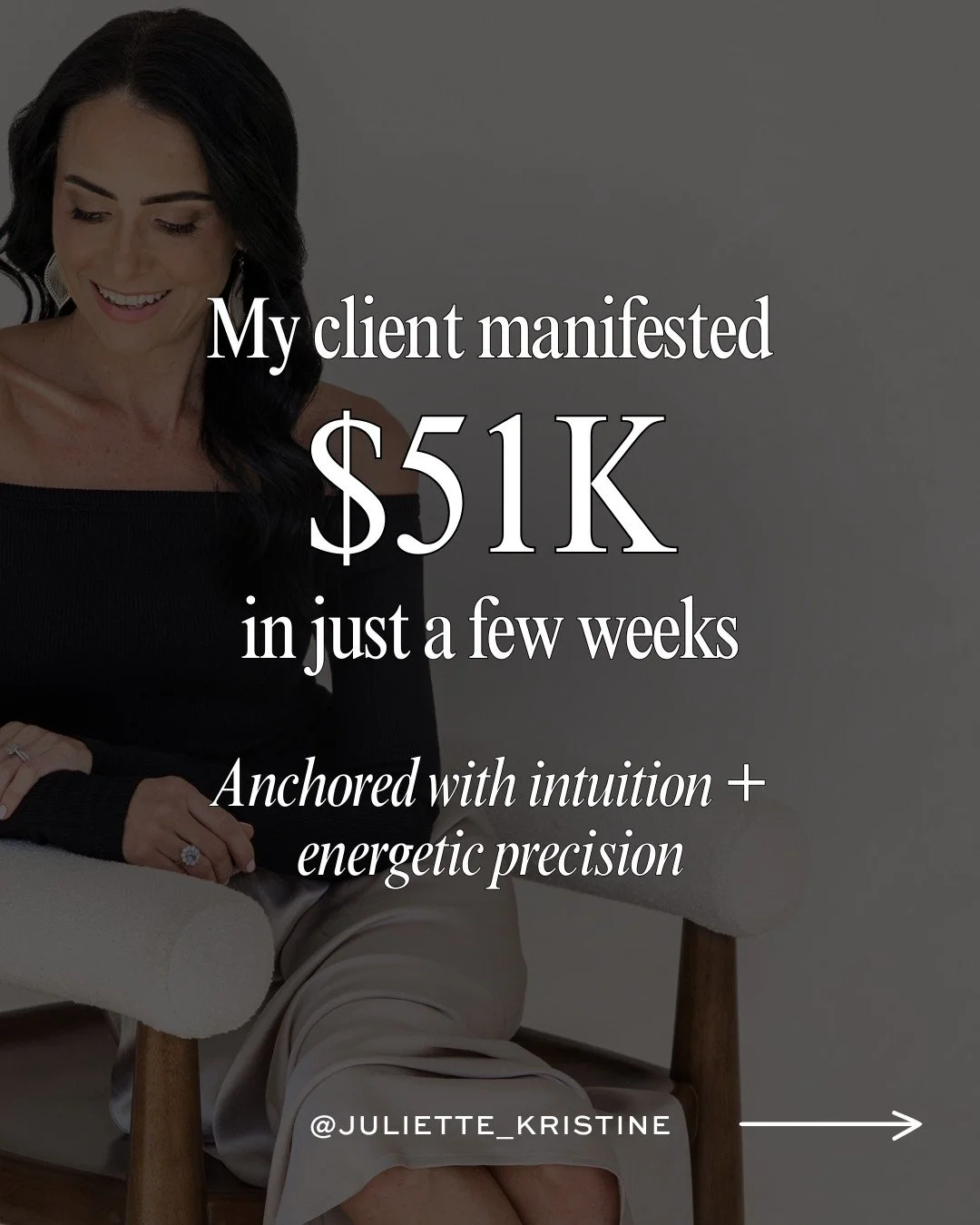 My client manifested $51K in just a few weeks.⁠
⁠
First $4K appeared.⁠
⁠
Then, a few nights later, $47K landed.⁠
⁠
Together: $51K 💸⁠
⁠
And here&rsquo;s the powerful part&hellip; this happened only weeks after I placed $50K onto her vision board.⁠
⁠
